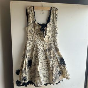 Hot Topic Harry Potter Marauders Map dress